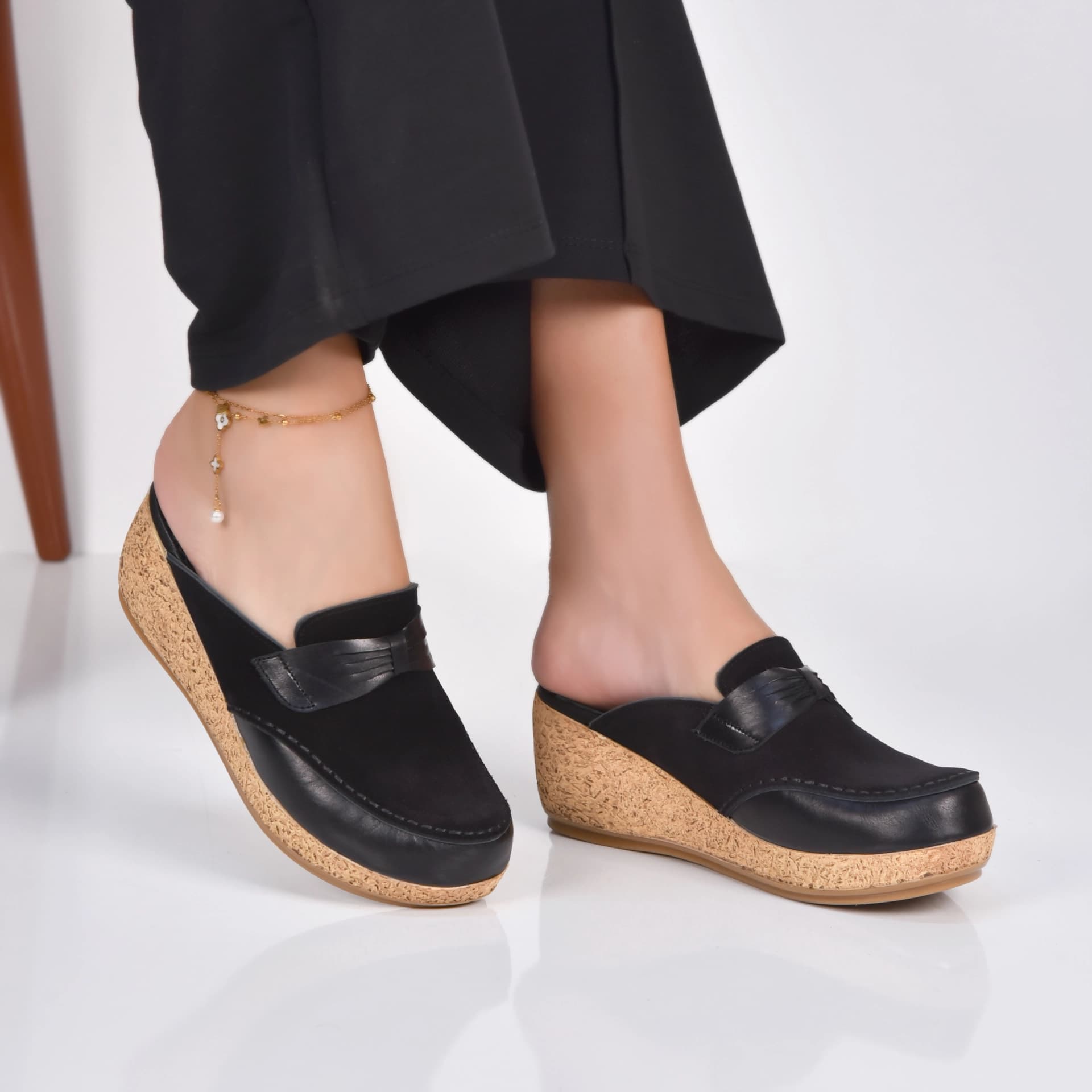 Sabot en Cuir – M14 — Noir